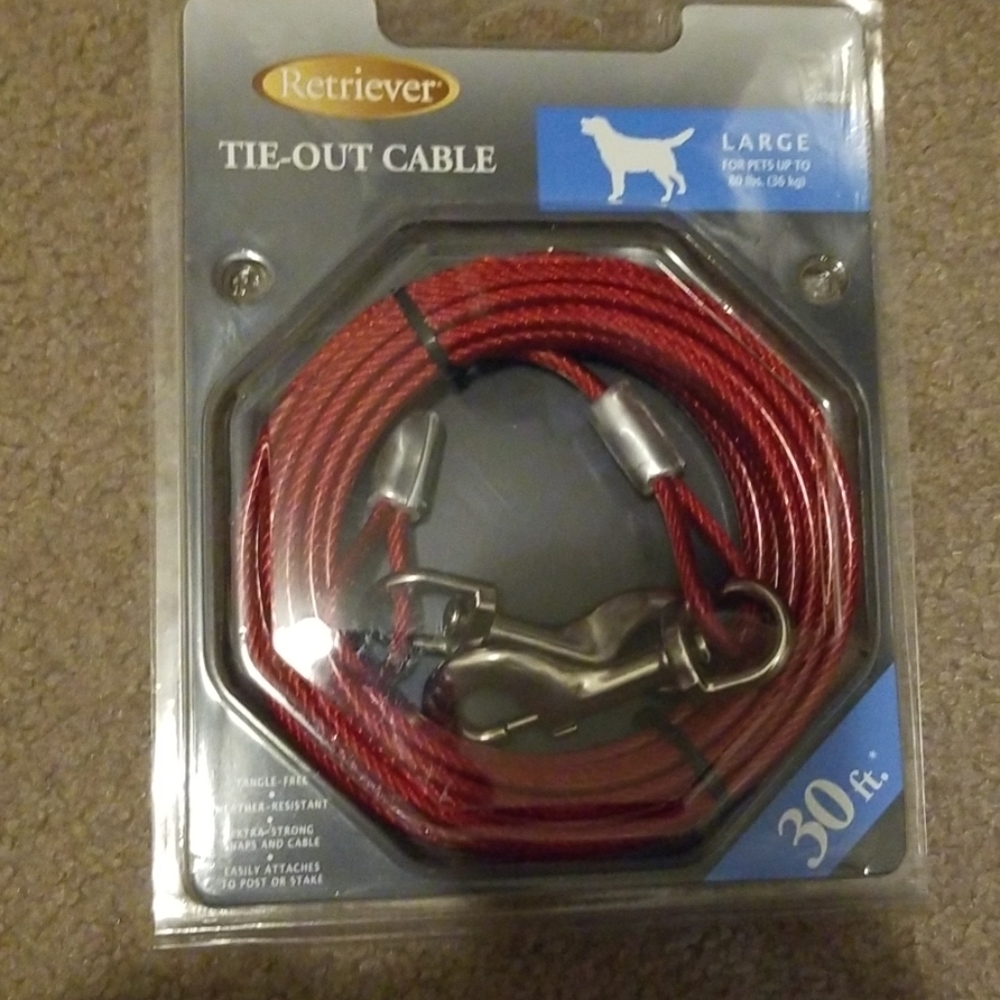 30ft Dog Tie Out Cable